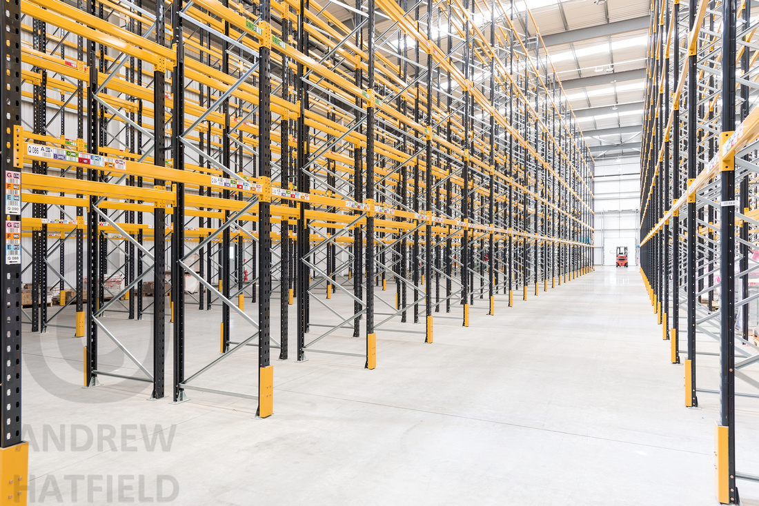 Industrial racking to warehouse